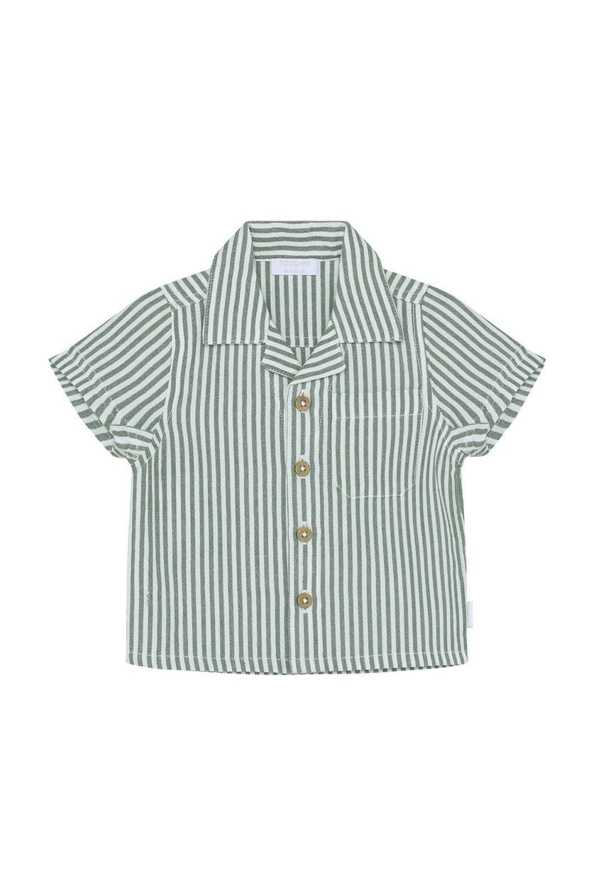 Shirt | Green Stripe | Noppies