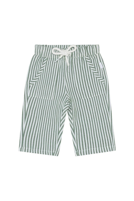 Relaxed Fit Trouser | Green Stripe | Noppies