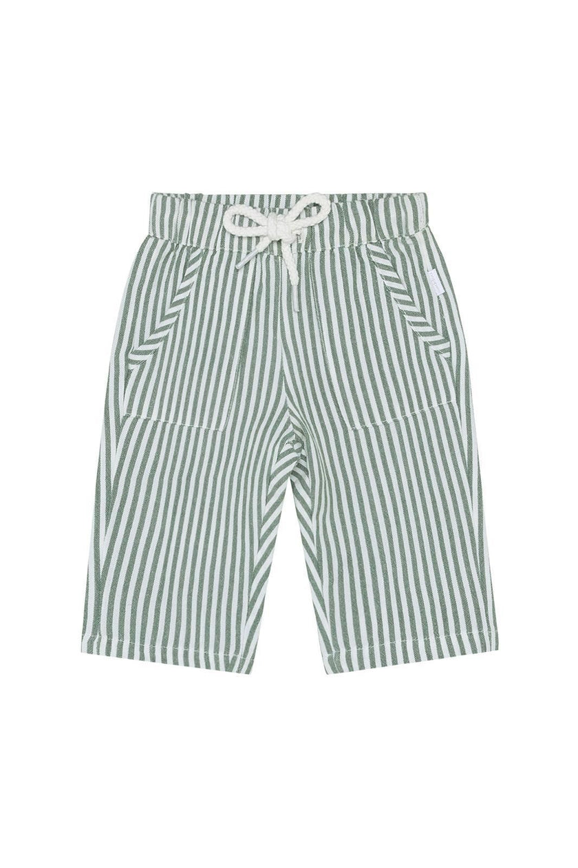 Relaxed Fit Trouser | Green Stripe | Noppies