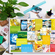 Vision Board Dream List Book Kit – Inspirational Sticker & Photo Card Set