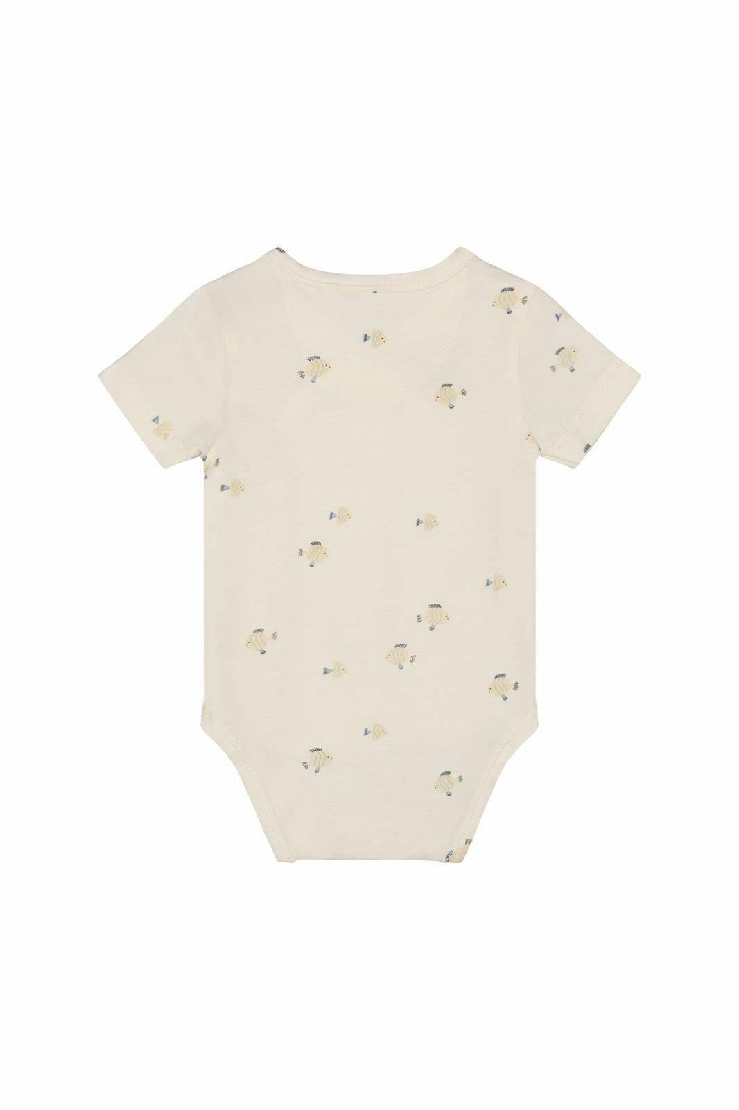 Short-Sleeve Bodysuit | Fish Print | Noppies