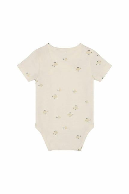 Short-Sleeve Bodysuit | Fish Print | Noppies