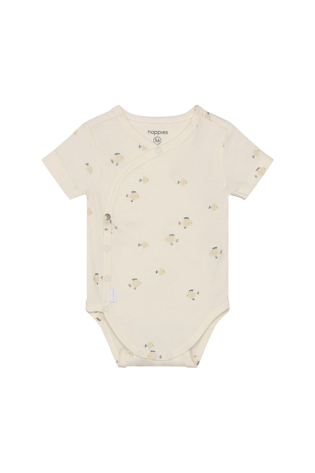 Short-Sleeve Bodysuit | Fish Print | Noppies