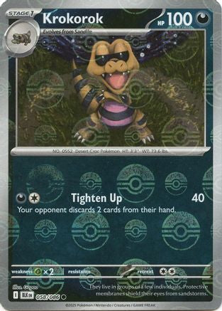Krokorok (Poke Ball Pattern) 58 - SV Black Bolt Holofoil