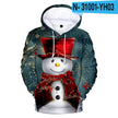 New Funny Christmas Printed Hoodie sweatshirt
