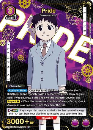 Pride (086) (R*) (UE09BT/FMA-1-086) - UE09BT FULLMETAL ALCHEMIST Foil