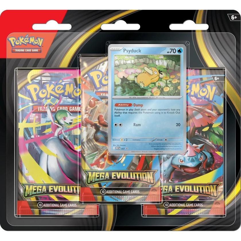 Mega Evolution 3 Pack Blister [Psyduck]