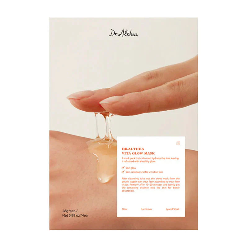 Dr.Althea Vita Glow Mask 28g - 1 BOX 4 PCS