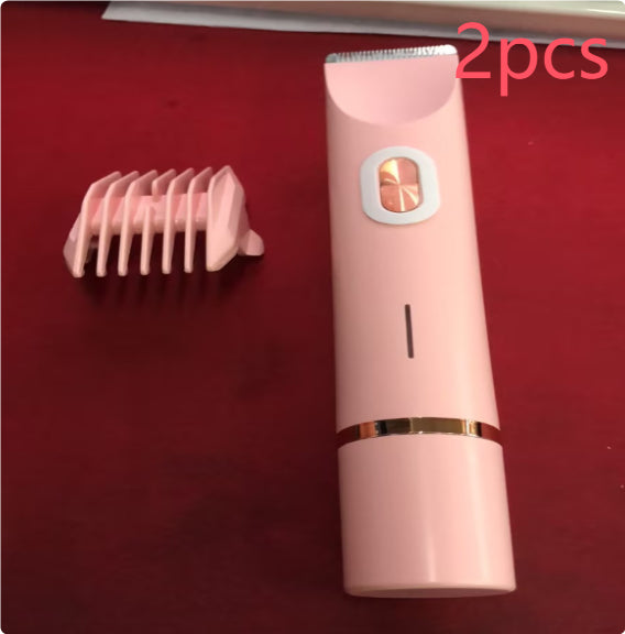Women's 2-in-1 Electric Shaver & Bikini Trimmer – Wet/Dry Body Hair Razor (Pink, Blue, Purple)