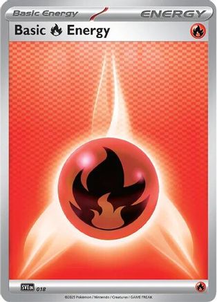 Basic Fire Energy - 018 18 - SVE Scarlet & Violet Energies