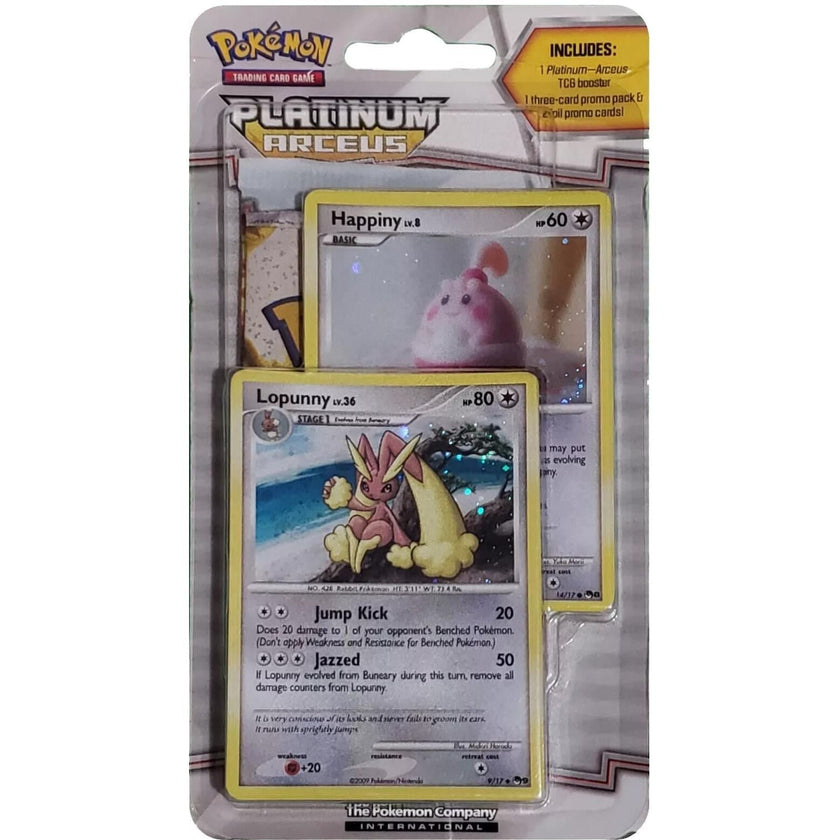 Arceus Blister Pack (Happiny & Lopunny)