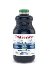 Patience Fruit - Org Pure Wild Blueberry Juice (946ml)