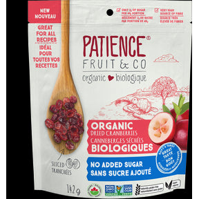 Patience Fruit - Org Cranberries - No Added Sugar (142g)