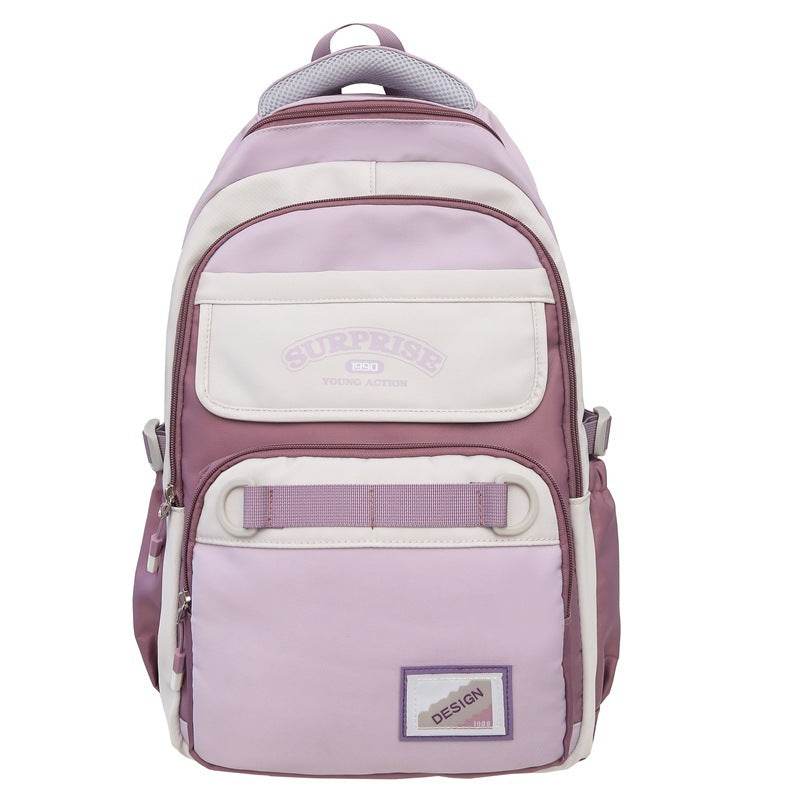 College Style Backpack Student Leisure Travel Large Capacity Backpack