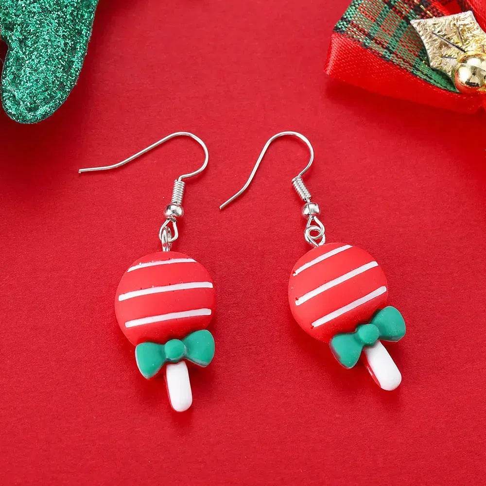 Creative Cartoon Christmas Earrings Fashion