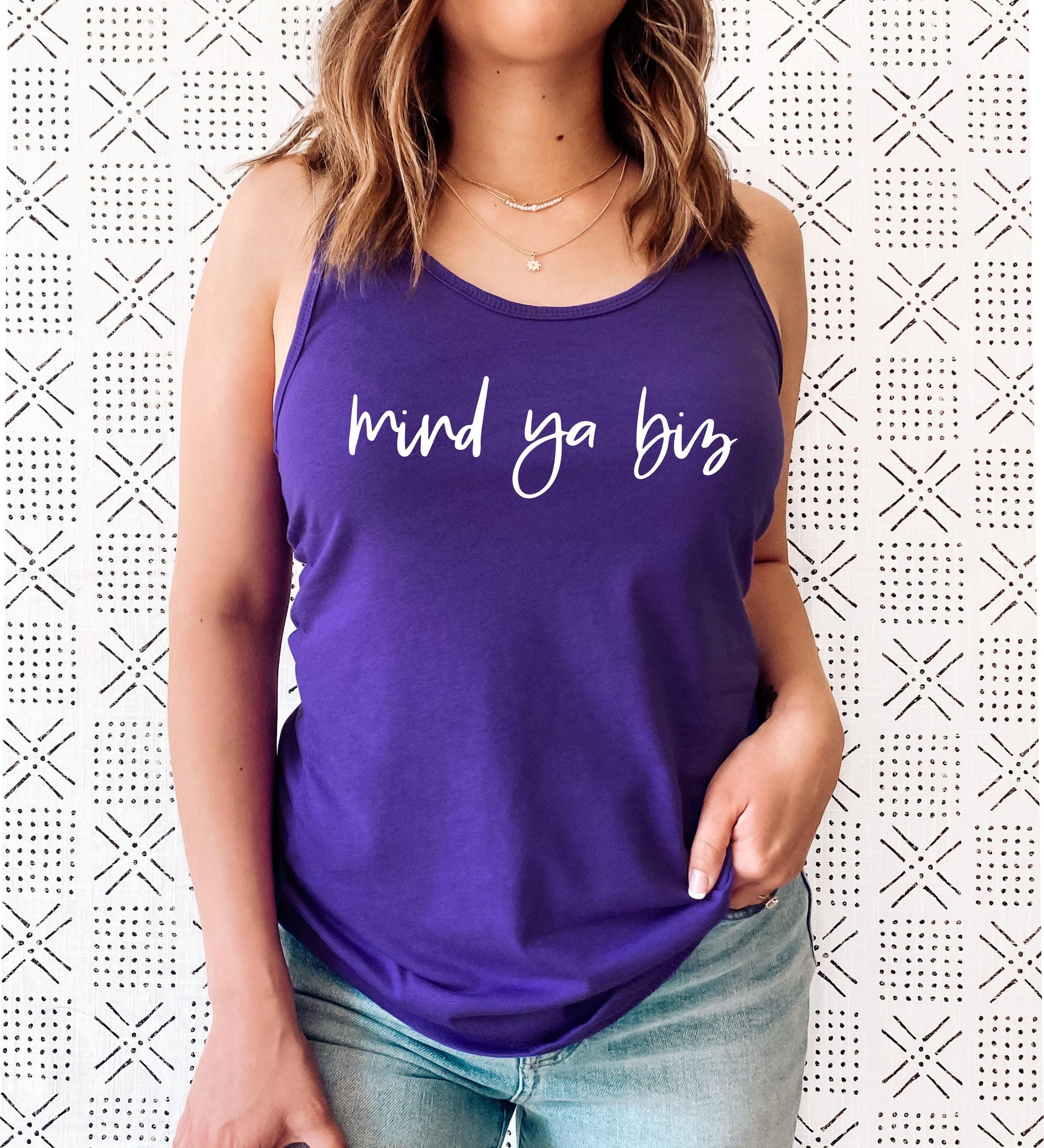Mind Ya Biz Racerback Tank Top