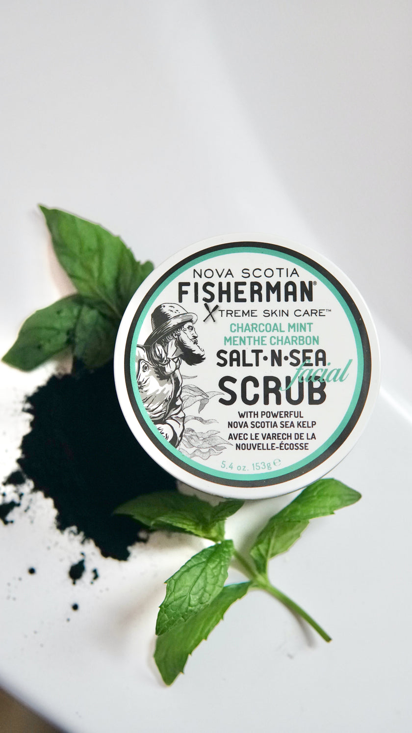 Nova Scotia Fisherman - Charcoal & Mint Facial Scrub (153g)