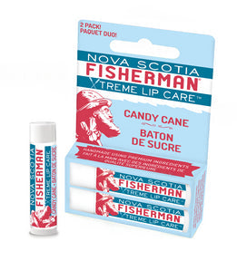 Nova Scotia Fisherman - Candy Cane Lip Balm Dbl Clipstrip (10g)