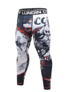 Men’s MMA Compression Rash Guard Set – Anime BJJ Grappling Fight Shorts & Leggings Training Gear