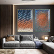 Geometric Canvas Wall Art – Modern Luxury Decorative Hanging Painting | EX-STOCK Canada