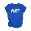 647 Toronto Ontario Canada Area Code City Skyline Gift - Unisex T-Shirt - Inspired X
