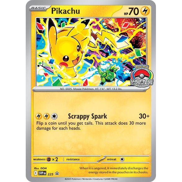 Pikachu - 225 (World Championship 2025) (225) (SVP)