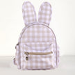 Gingham Bunny Ear Mini Backpack – Cute Plaid Bag for Girls (4 Colours)