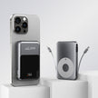 66W Magnetic Fast Charge Wireless Power Bank 10000mAh – Dark Gray & Khaki