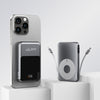 66W Magnetic Fast Charge Wireless Power Bank 10000mAh – Dark Gray & Khaki