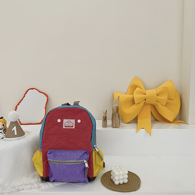 Children's Lightweight Canvas Backpack for Kids – Boys & Girls Spine Protection (Small & Large)