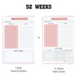 Non Dated Daily Weekly Monthly Planner Agenda Notebook Diary