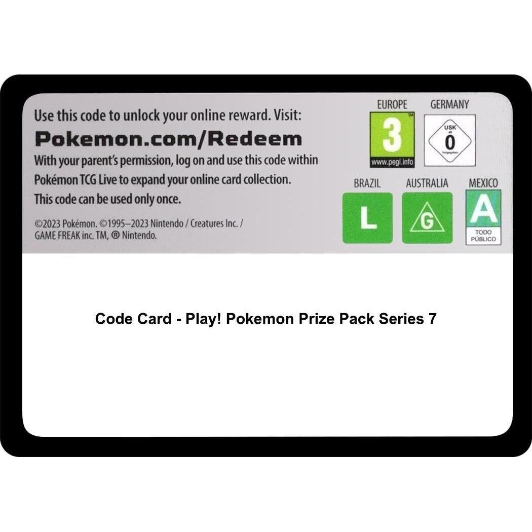 Code Card - Play! Pokemon Prize Pack Series Seven