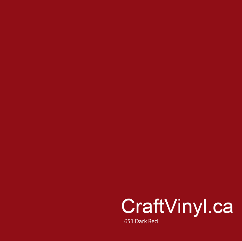 Oracal 651 Glossy Dark Red #030