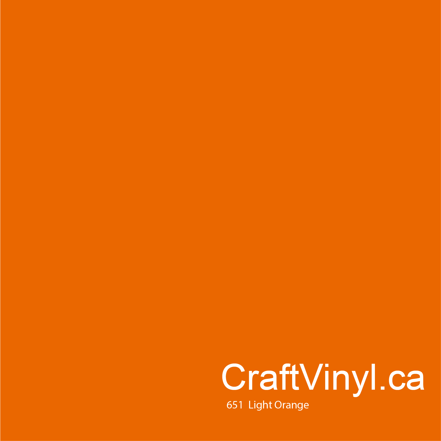 Oracal 651 Glossy Light Orange #036