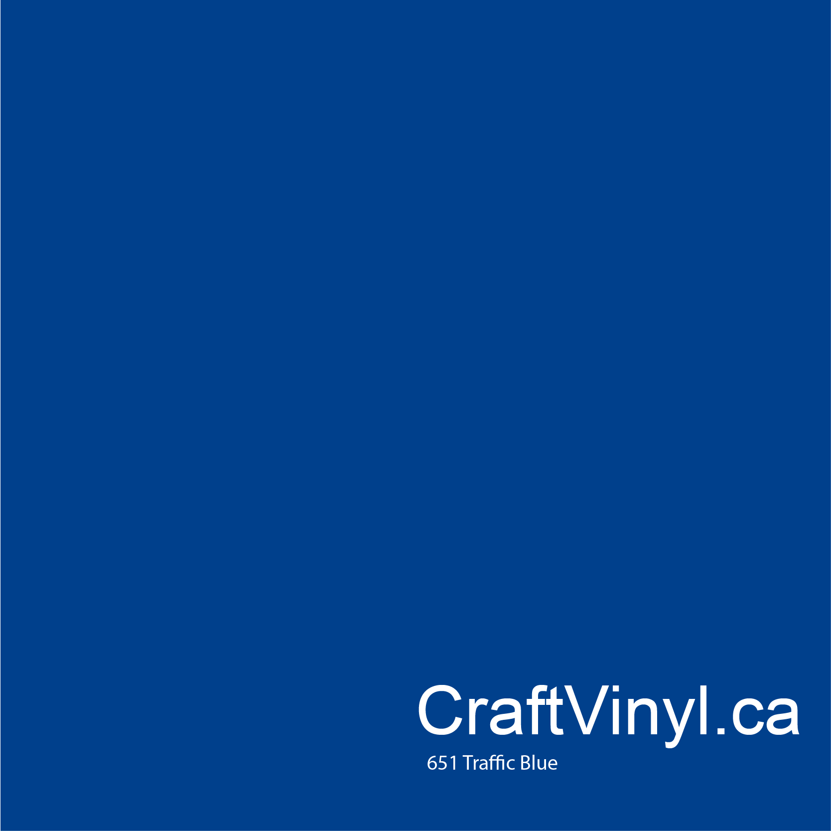 Oracal 651 Glossy Traffic Blue #057