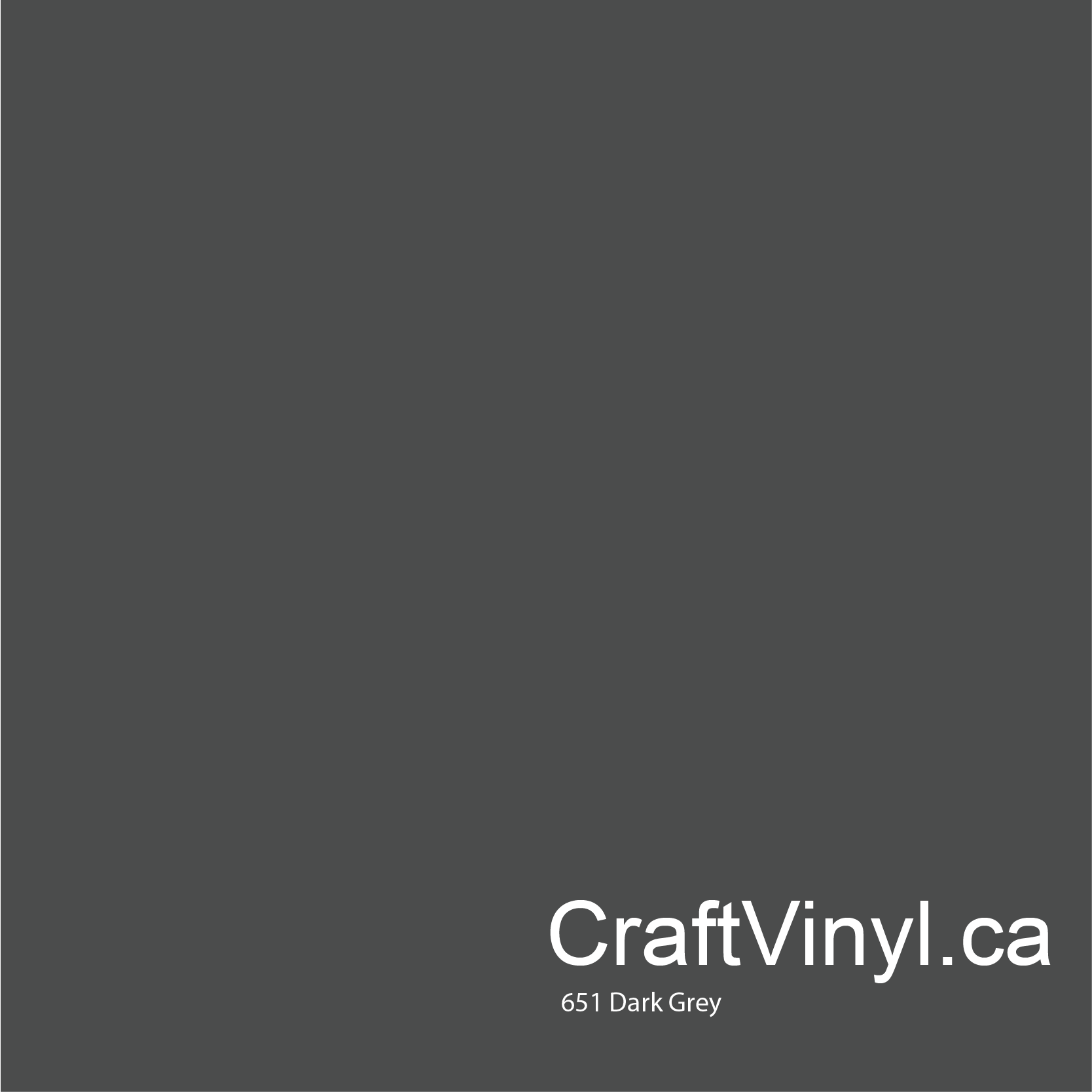 Oracal 651 Glossy Dark Grey Vinyl #073