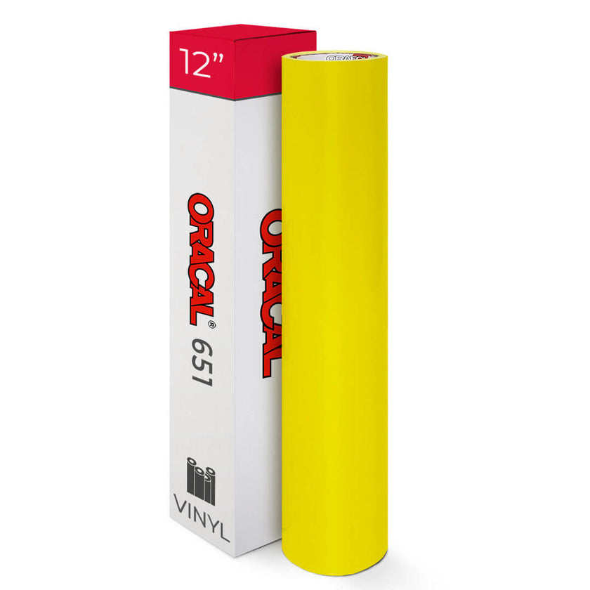 Oracal 651 Glossy Brimstone Yellow #025