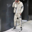 Autumn Casual Sportswear 2pcs suit Workwear Tracksuit Outfit for men