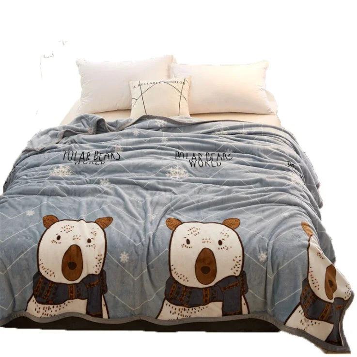 Air conditioning blanket flannel blanket