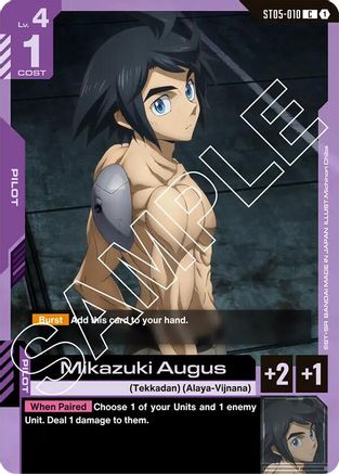 Mikazuki Augus (ST05-010) - Starter Deck 05 Iron Bloom