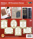 All Ocassions  Stickers Assorted Gold/Silver