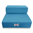 Foldable Pet Stairs – 2-Step Foam Dog & Cat Steps (Small & Large, Multiple Colours)