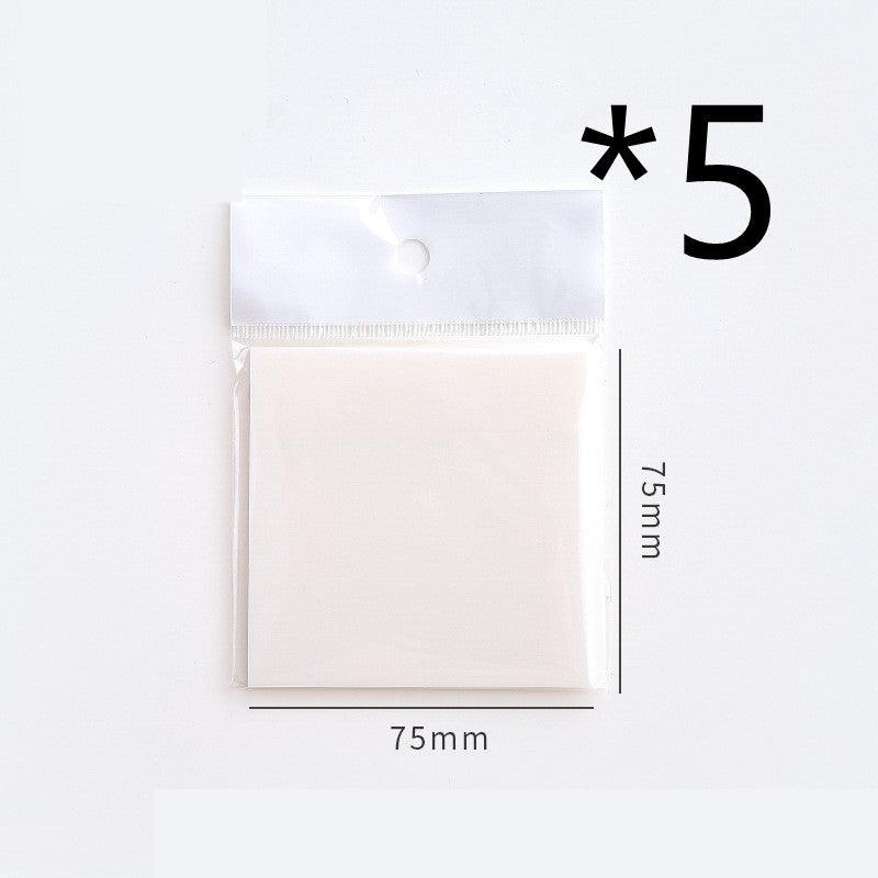 PET Transparent Waterproof Sticky Notes