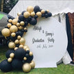 Black Gold Silver Balloon Garland Kit – 110pcs Party Decoration Set