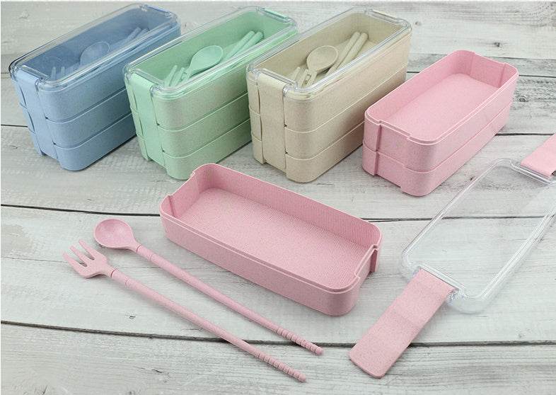 Microwave-Safe Multi Layer Lunch Box for Kids