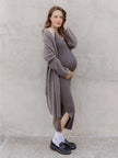 2-in-1 Maternity and Nursing Midi Dress | Kindred Bravely