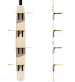 Wooden Door-Mounted Wall Cat Tree – Minimalist Wood Cat Climbing Frame