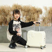 Kids Carry On Luggage Rolling Suitcase Lightweight Children Travel Trolley