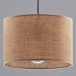 JUTE Natural Woven Pendant Light for Dining Room, Bedroom & Warm Scandinavian Interiors