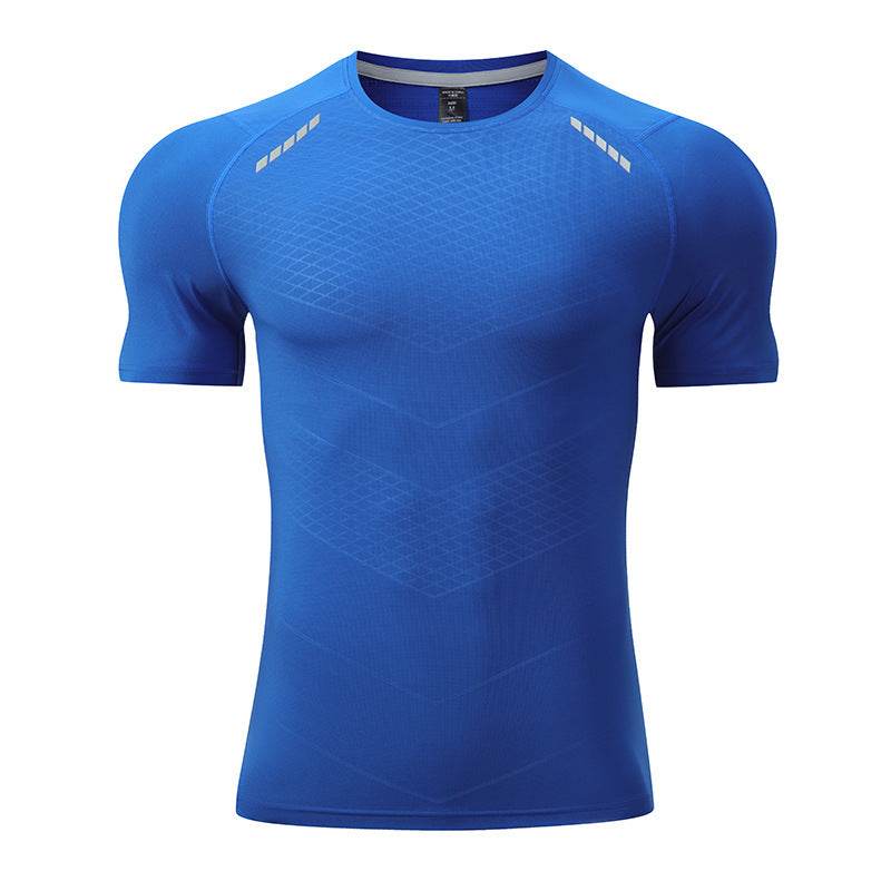 Muscle fit Gym T-shirt exercise shirts men's athletic shirt